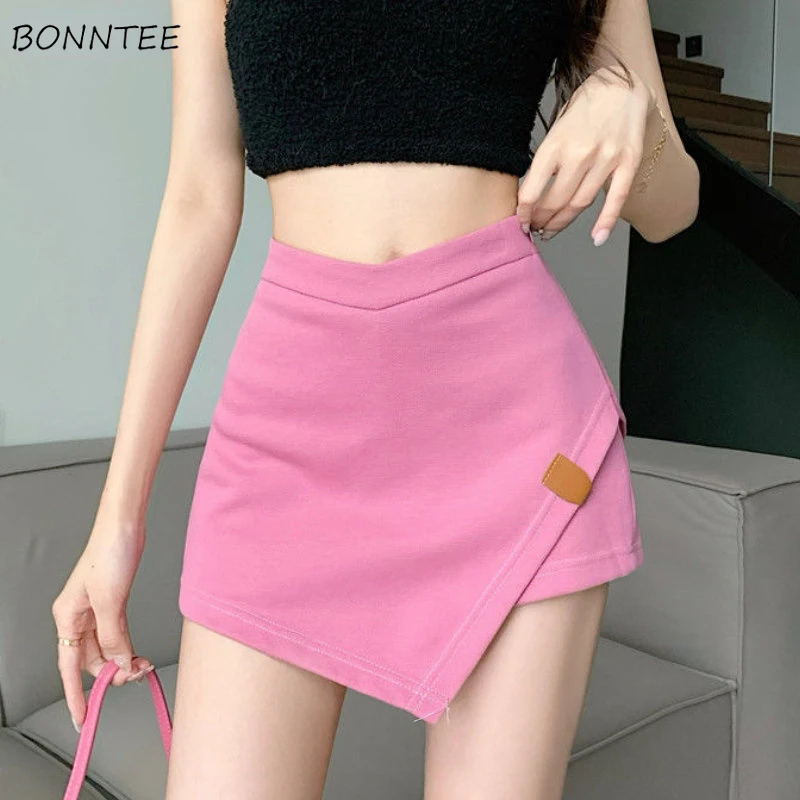 Y2k Irregular Skirts Women Mini Low Waist Sexy Faldas Korean Fashion Hotsweet Streetwear Chic Summer Ins Casual Sporty Popular