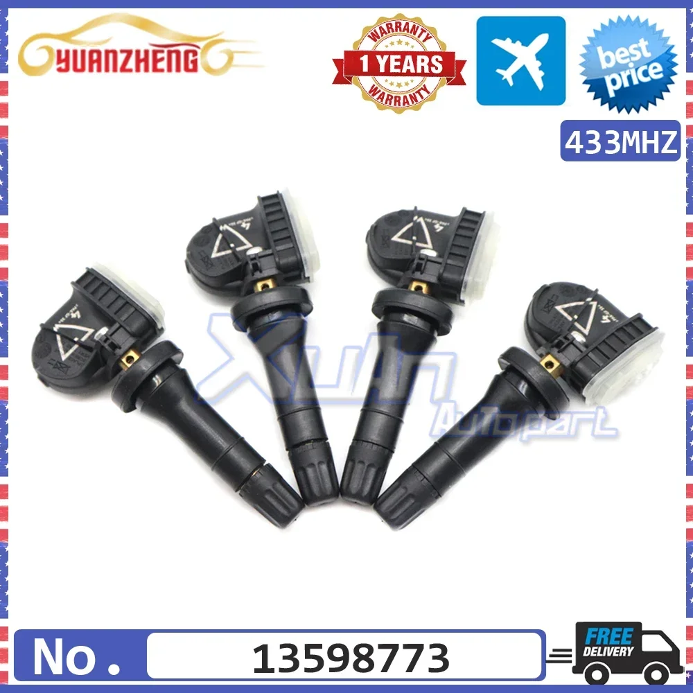Датчик давления в шинах TPMS 13598773   Для Buick LaCrosse Regal Cadillac CT6 Chevrolet Camaro Cruze Malibu Volt 13540606 13516165