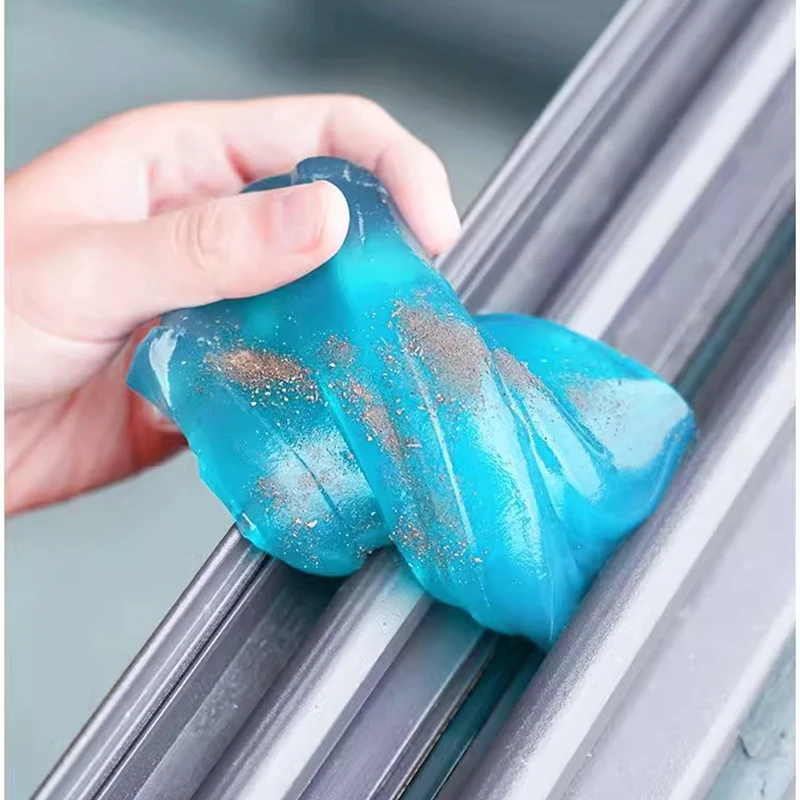 

1Pc High Efficiency Dust Remove Gel Car Interior Clean Magic Mud Universal Household Keyboard Desk Cleaning Tool Car Accessories