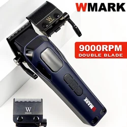 WMARK NG-8080 tagliacapelli elettrico professionale motore ad alta velocità 9000RPM Dual Gradient Fade Blade Trimmer per Man Barber Shop