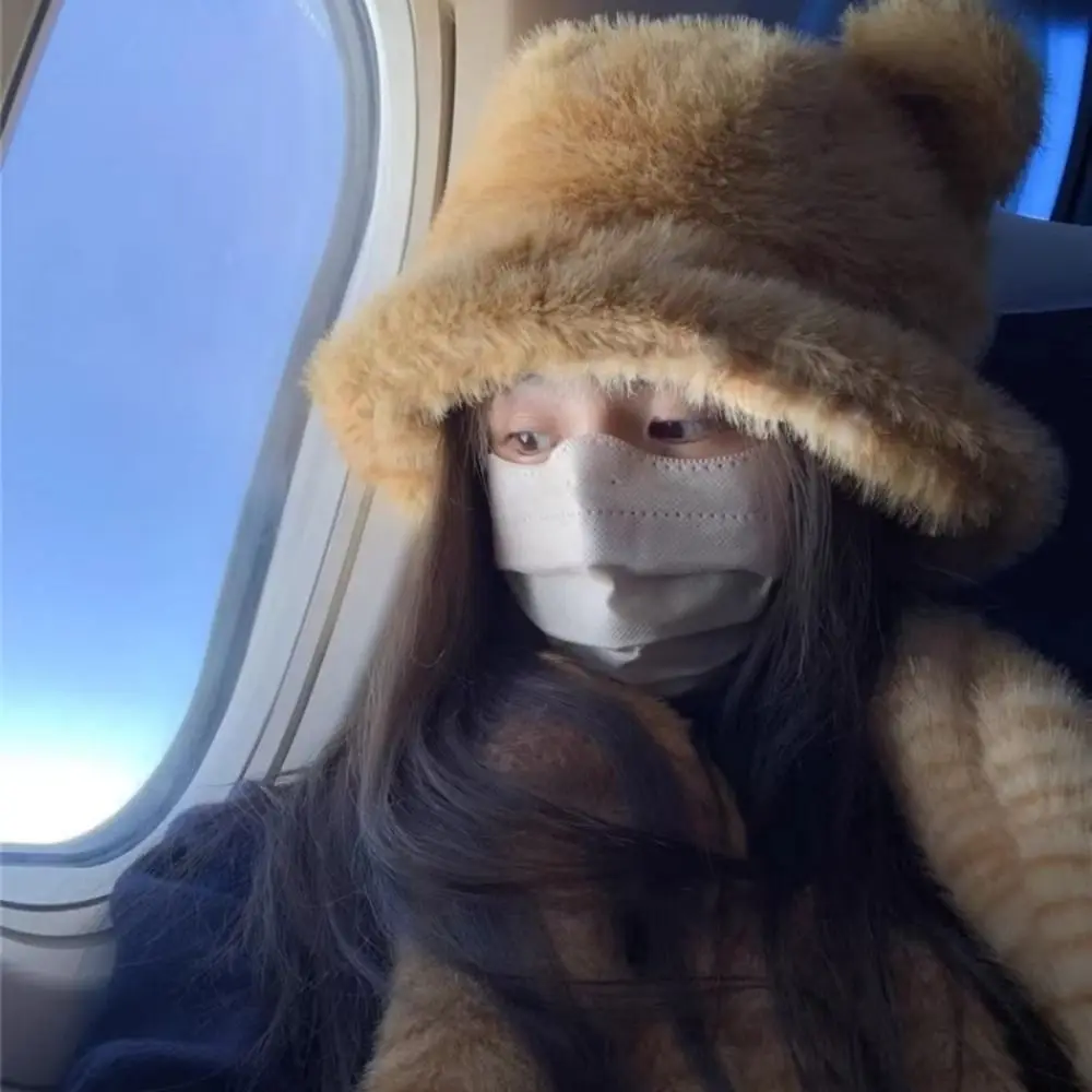 

Милый мягкий теплый шарф-наушник Kitty Harajuku с леопардовым принтом Y2K, шарф-наушник, ветрозащитный милый зимний шарф-ушанка для катания на лыжах