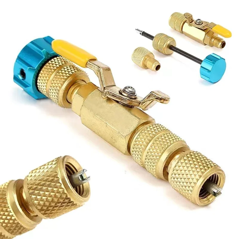 1/4 "19BV-CV R22 R410A Klimaanlage Ventil Core Schnell Remover Einstellbare Installer Repair Tool