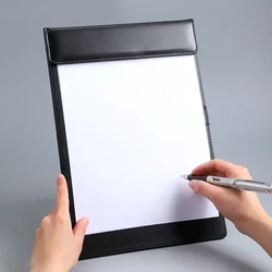 Leather A4 Board Clip Wholesale Hotel Supplies Magnetic Writing Pad Business Meeting Folder Board