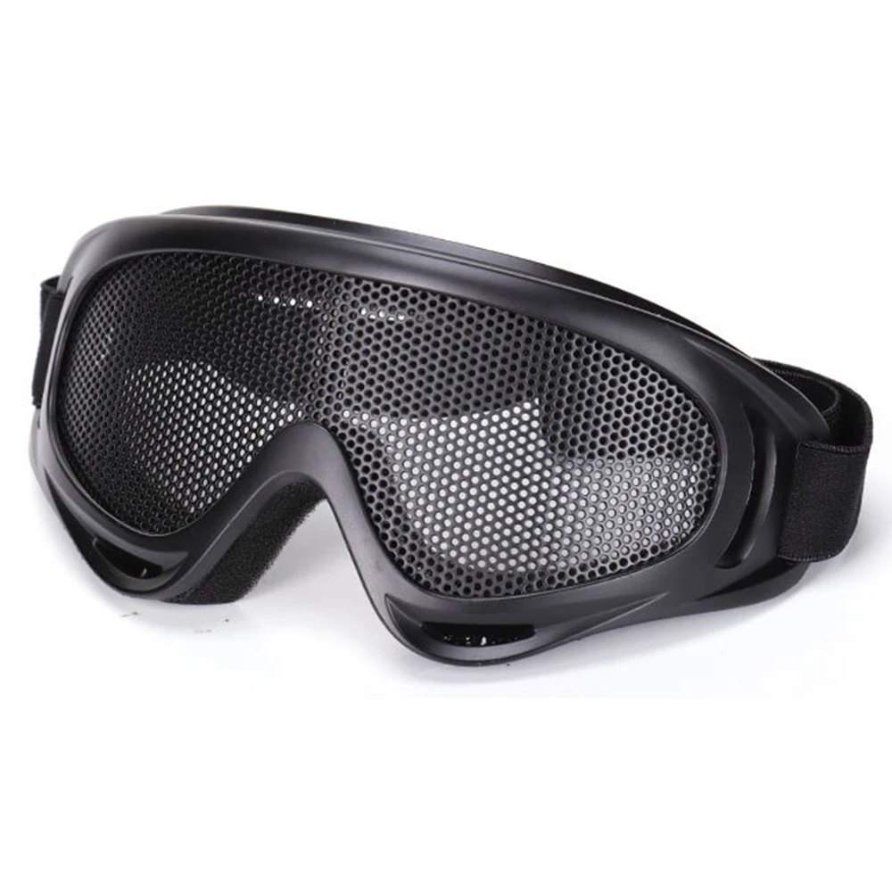 SINAIRSOFT Outdoor Tactical Eye Protection Metal Mesh Glasses Camping Hunting Airsoft Shooting Safety Goggle Eyewear