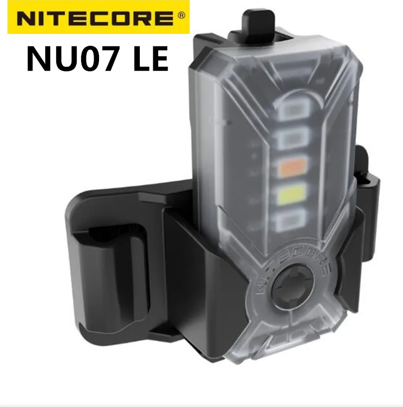 NITECORE NU07 LE Signal Light Rechargeable 5-Color Sources High Performance LEDs 11 Modes Headlight Enforcement Outdoor Lighting