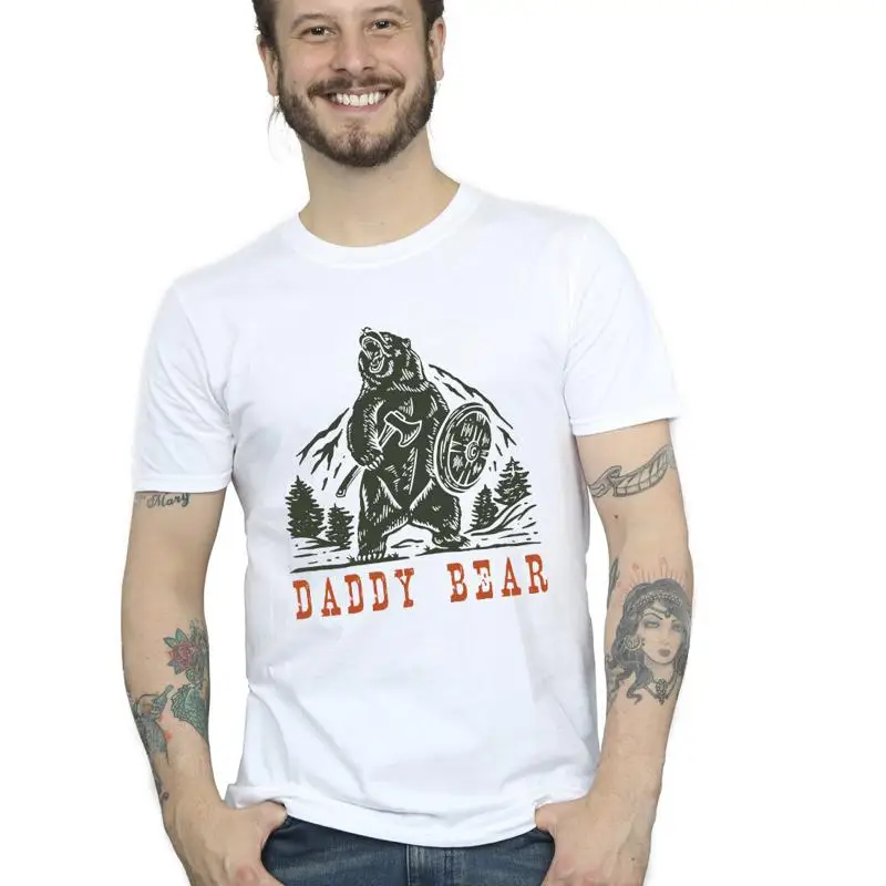 تي شيرت Daddy Bear للرجال لعيد الأب