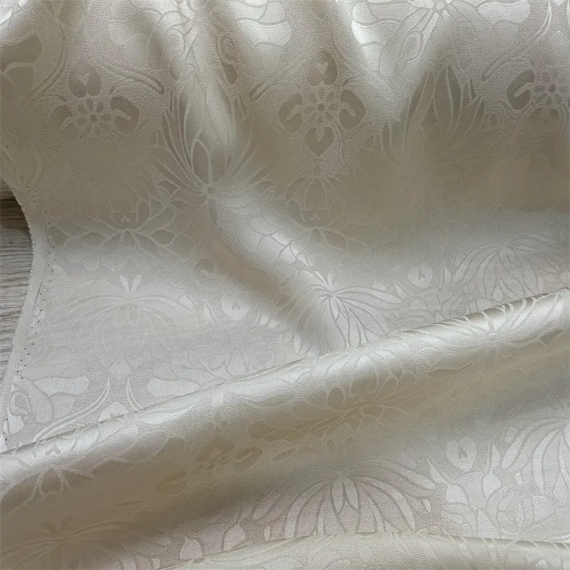 

Silk Silks and Satins Flower 114 Width Light Champagne Fabric