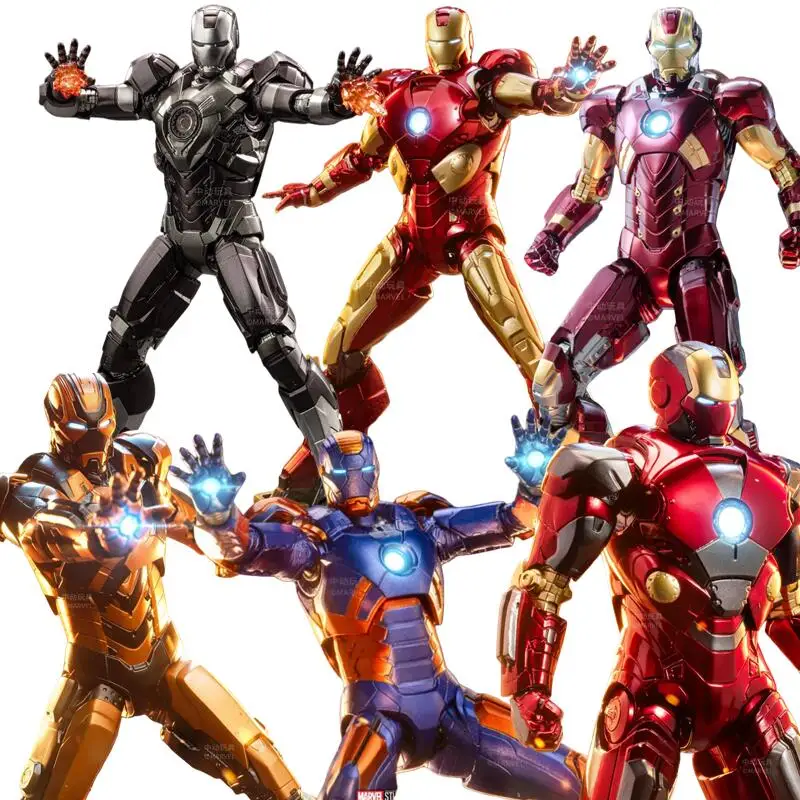 

Оригинальная коллекционная фигурка ZD Iron Man MK10 MK18 Cassanova MK19 Tiger MK28 Jack 1/10 Armor Marvel 10th, подарок для коллекционеров