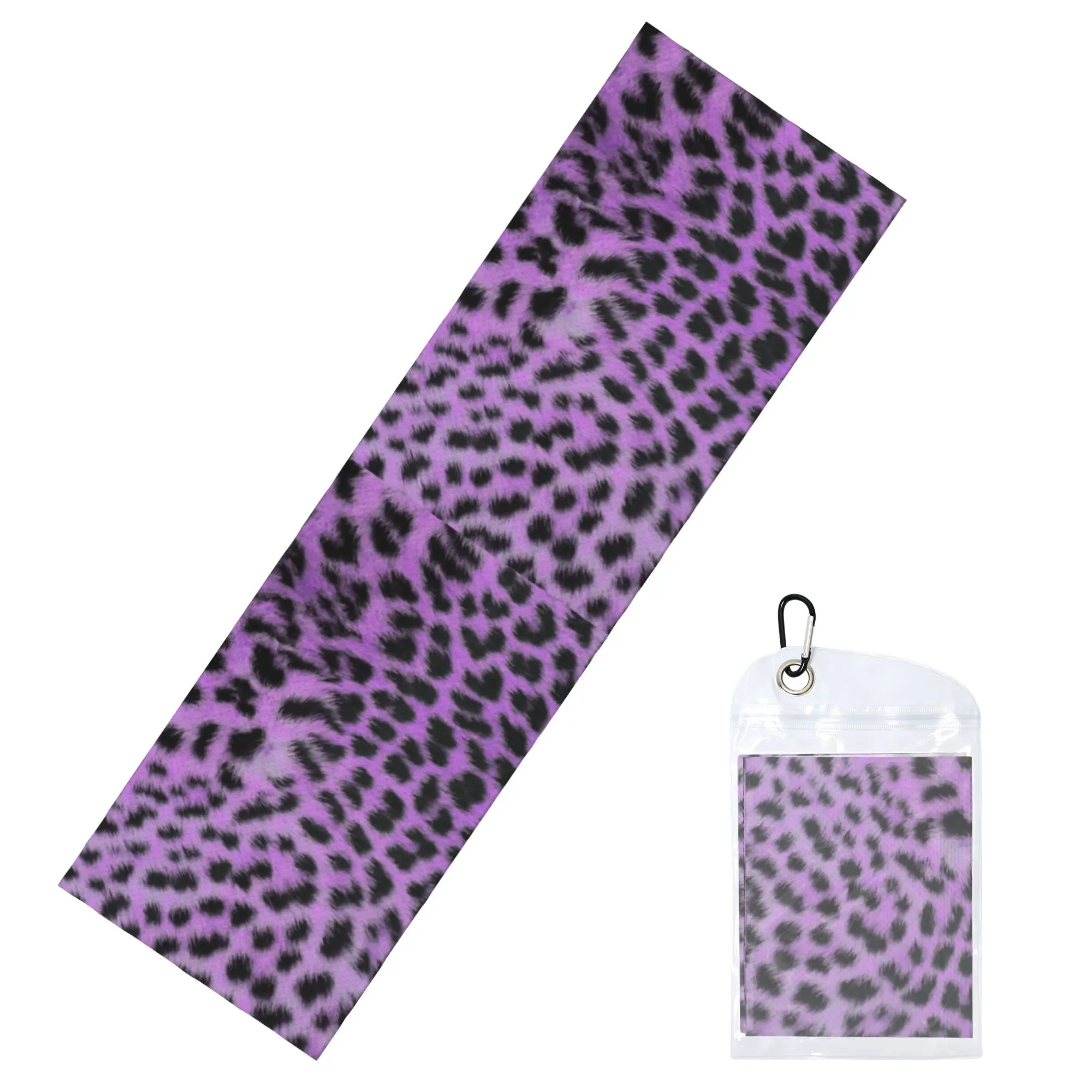 Tiger Cheetah Skin Print Pattern Towel Quick Drying Animal Texture Super Soft  Fitness and Outdoor Activities Towels