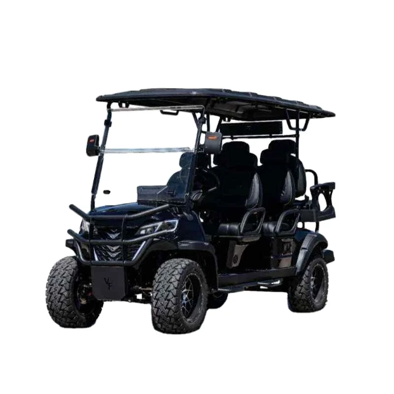 Hot Selling 48V Customized 4 Seater Side by Side 4*4 UTV Electric Golf Buggy Cart with Legal Lithium Battery