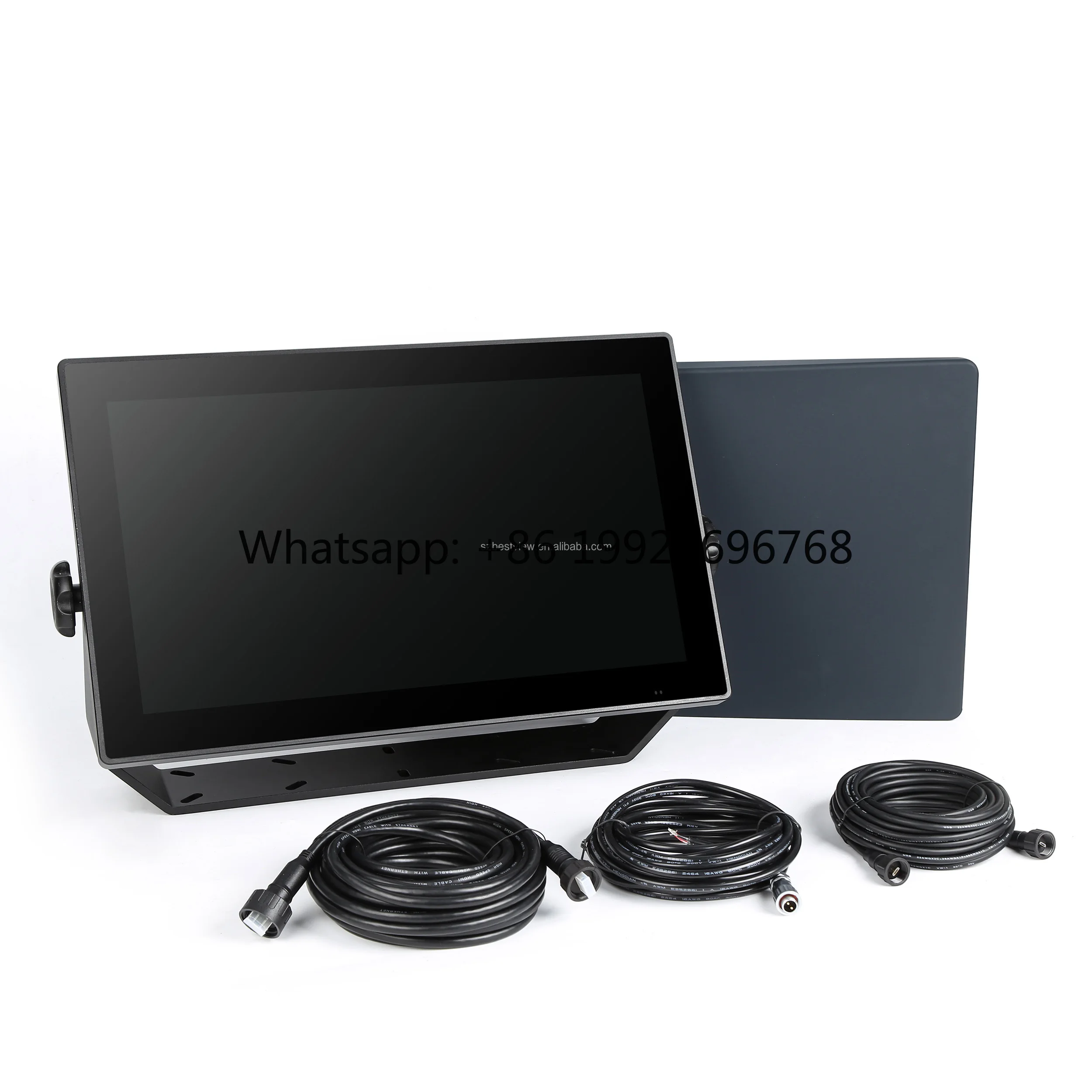 Factory Price 18.5-Inch Full HD 1000nit High Brightness Marine Monitor PCAP Touch Screen IP67 Grade Yacht LCD Rugged Display