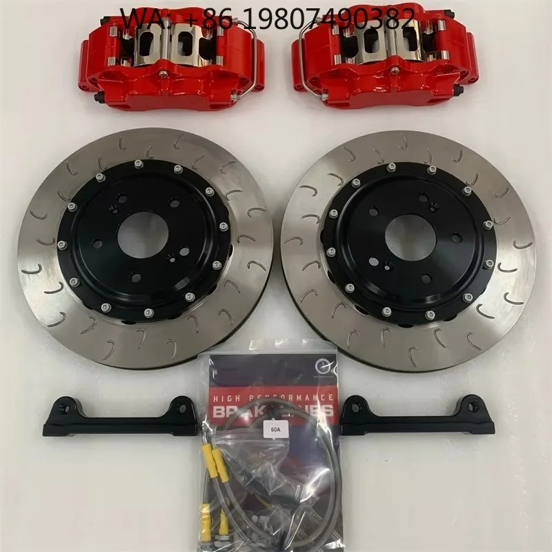 

6 Piston 345x32mm Lll Disc Brake Kit High Performance Racing System For Compact Luxury Hatchback Universal Refit Upade Parts
