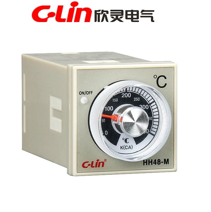 Brand New C-Lin Pointer Temperature Controller HH48-M(E5C2) K type 0-400℃ 