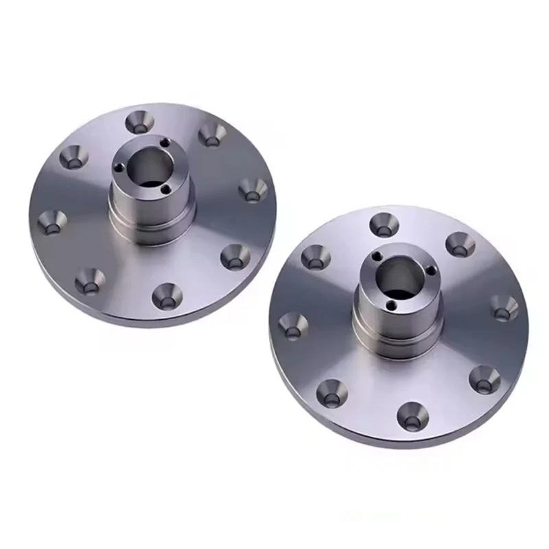 CNC Service Customizable Steel Lathe Stainless Steel Aluminum Flange Base