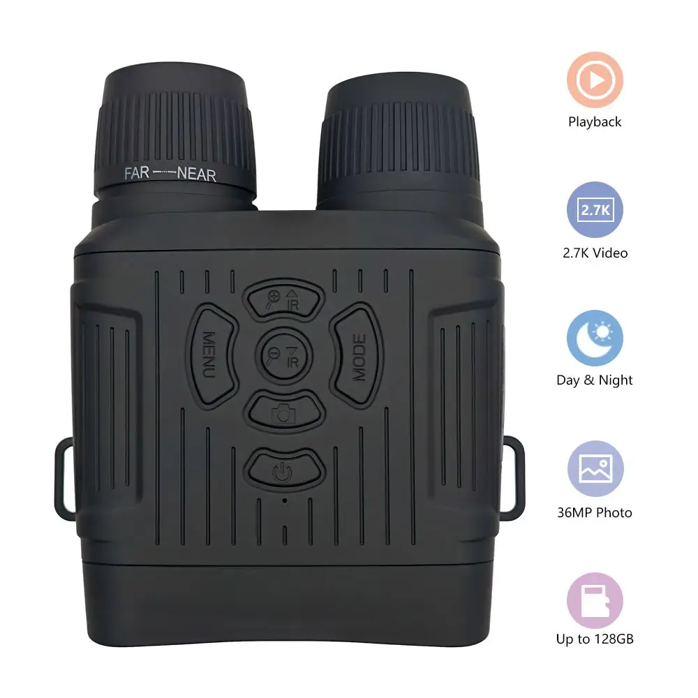

Outdoor Night Vision Telescope Infrared Camera Binocular Built In Battery 3" LCD Screen Photo and Video Record