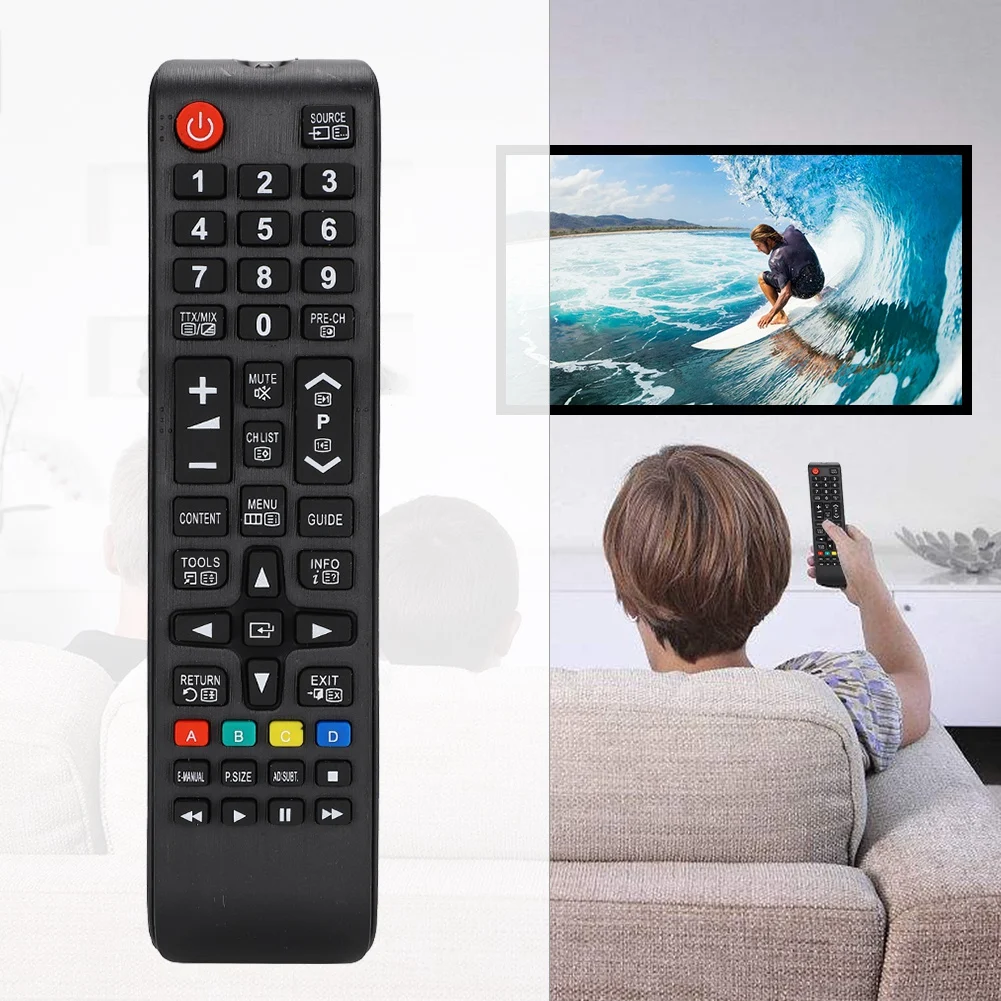 Telecomando TV multifunzione Telecomando Smart Television Sostituzione impugnatura comoda per Samsung BN59-01189A