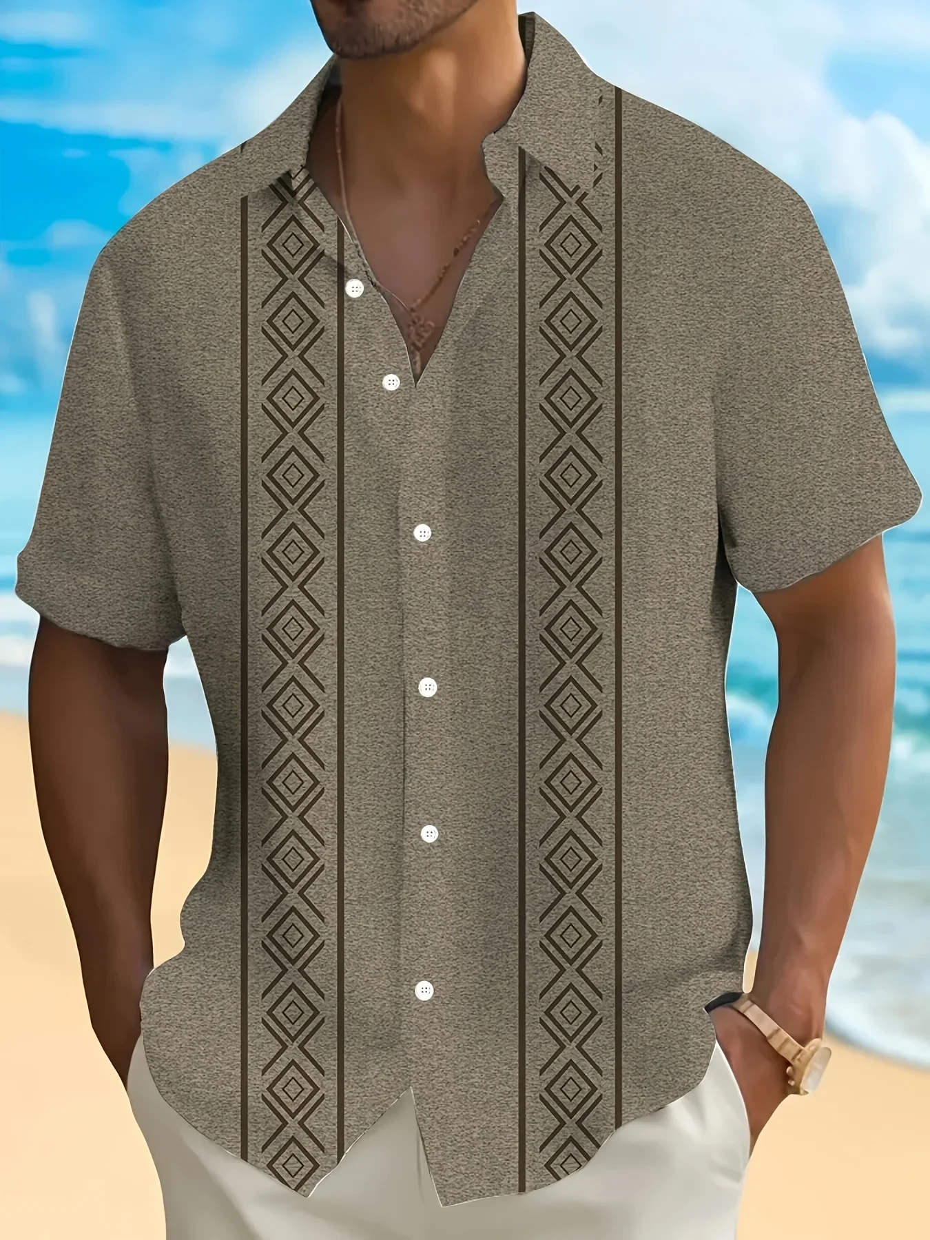 

2026 New Arrival Hawaiian Shirt For Men Summer Casual Man Women Short Sleeve Beach Party Print Tops