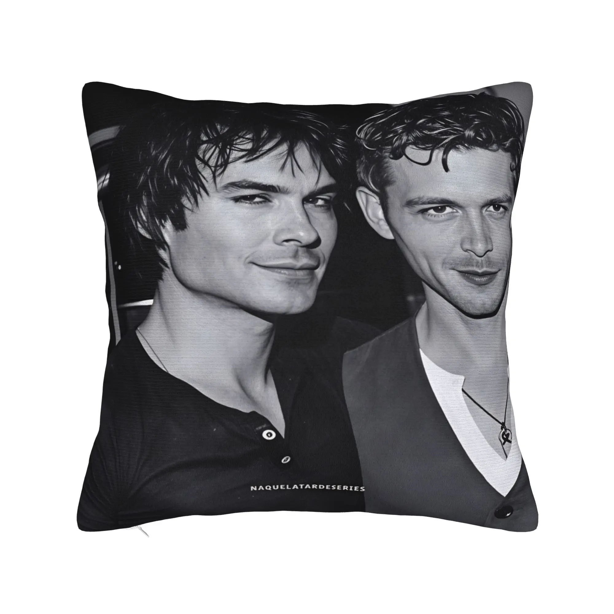 Vampire Diaries Damon Klaus  Pillowcases  Vintage Pillow Case For Sofa Home Decoration Design Pillow Cover