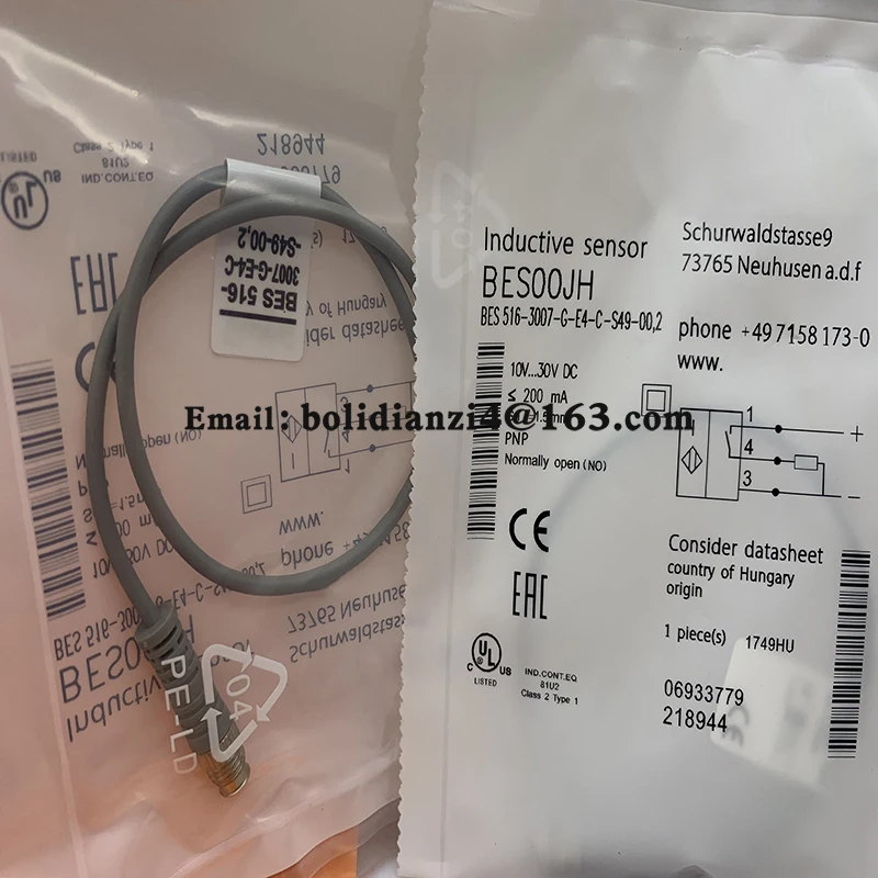 New Sensor For Proximity Switch BES00J7 BES 516-3007-G-E4-C-PU-05 In Stock