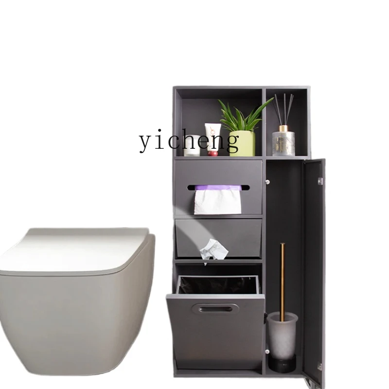 

ZK Household Stainless Steel Trash Can Embedded Niche Concealed Toilet Bathroom Toilet Toilet Storage Storage