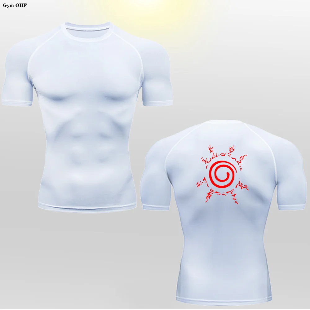 Men's T Shirt With Sun Print Multifunctional Comfortable Slim Fit Sun Protection Sweat Wicking Fitness Basketball Outdoor Sports