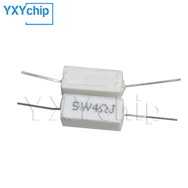 10pcs 5W 5% Cement Resistor Power Resistance 0R82 5R6 6R 6R2 6R8 8R 8R2 5.6 56 6 6.8 8 8.2 62 68 75 82 91 680 R K Ohm
