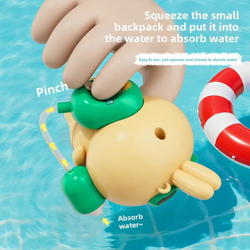 jiyi Water Gun Toy Keychain Cute Usagi Hachiware Summer Themed Pendant Kawaii Collectible Accessory for Fans Teens view 4