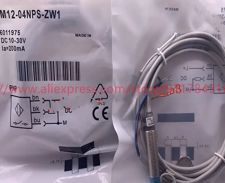 

3pcs New High Quality Proximity switch IM12-04NPS-ZW1