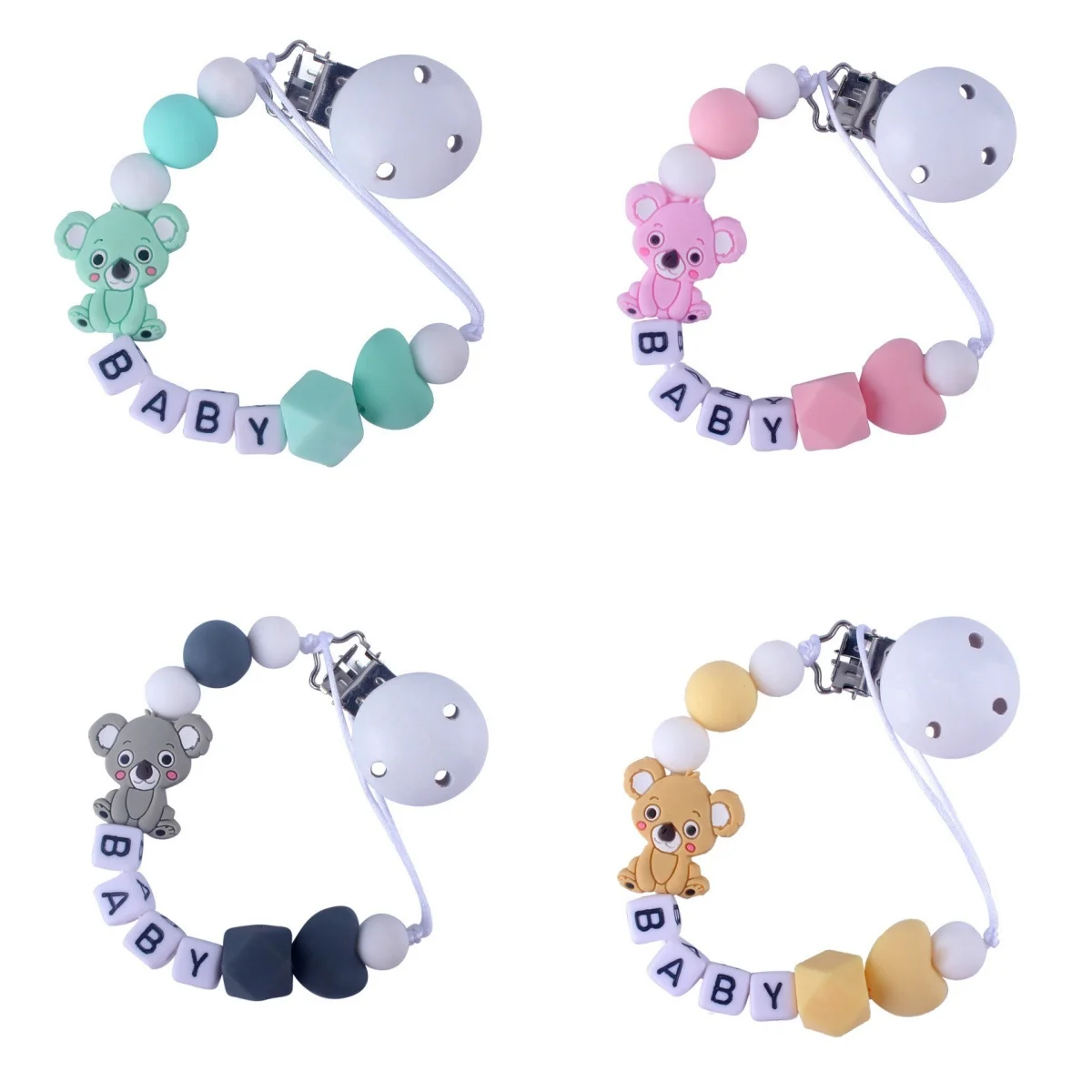 

Детский зажим для соски, цепочка для соски для ребенка, пустышка для прорезывания зубов, жевательная игрушка, зажимы для пустышки