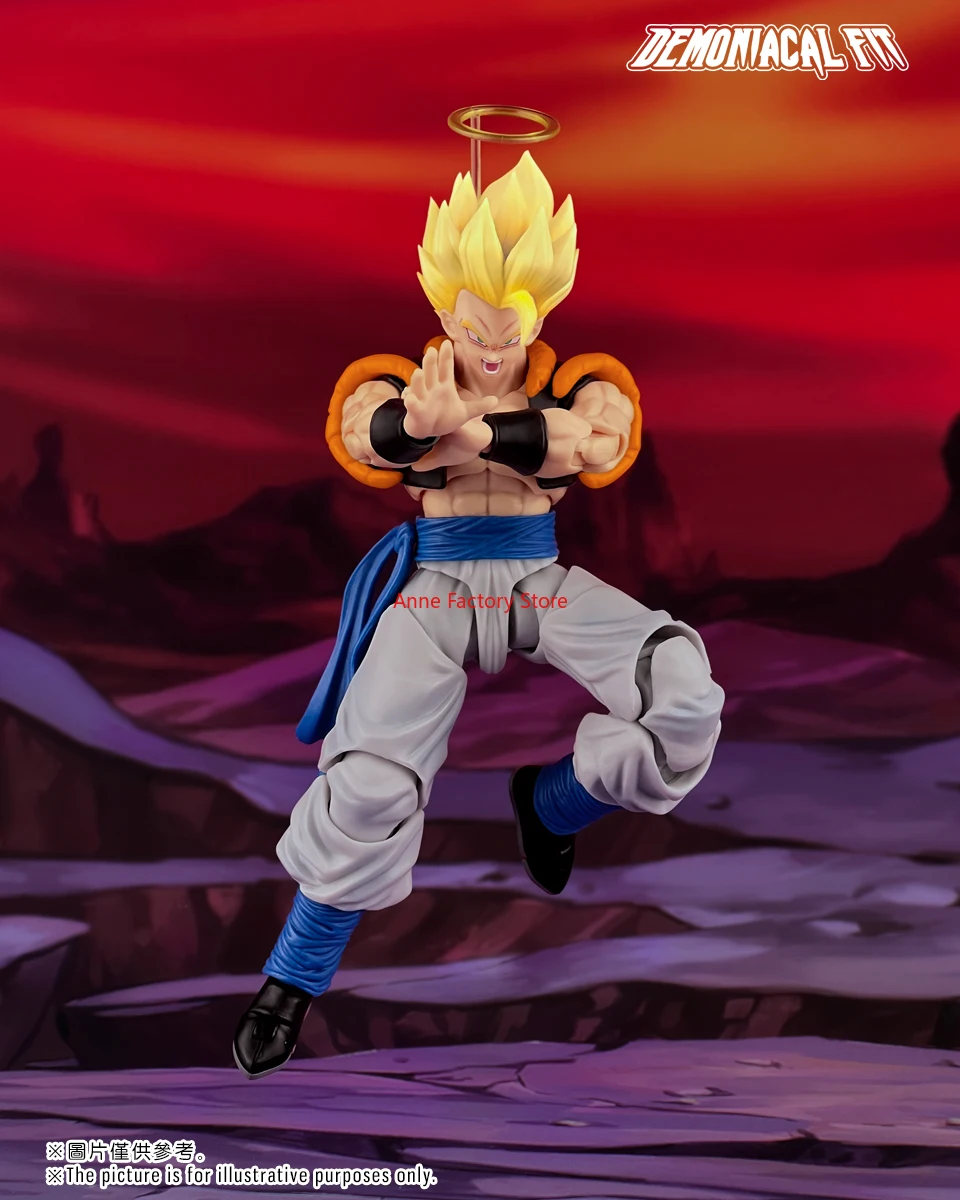 

in stock-Dragon Ball Demoniacal Fit DF SHF Gogeta Hero Waltz Action Figure Toy Model Gift