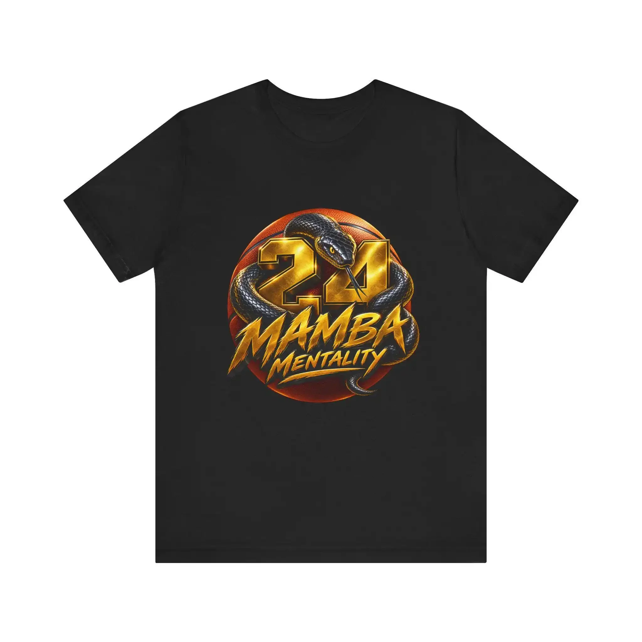 Mamba Mentality 24 Snake Basketball T-Shirt | Kobe Tribute