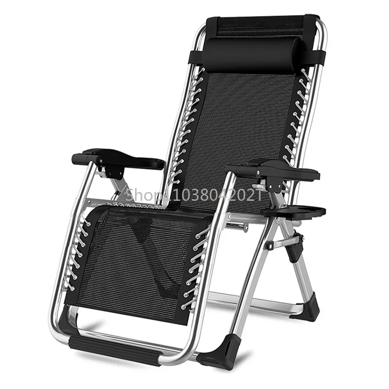 

Outdoor Folding Beach Chair, Portable Recliner, Travel, Camping, Sun Lounger, Balcony, Noontime Rest, Leisure Chairs, Garden