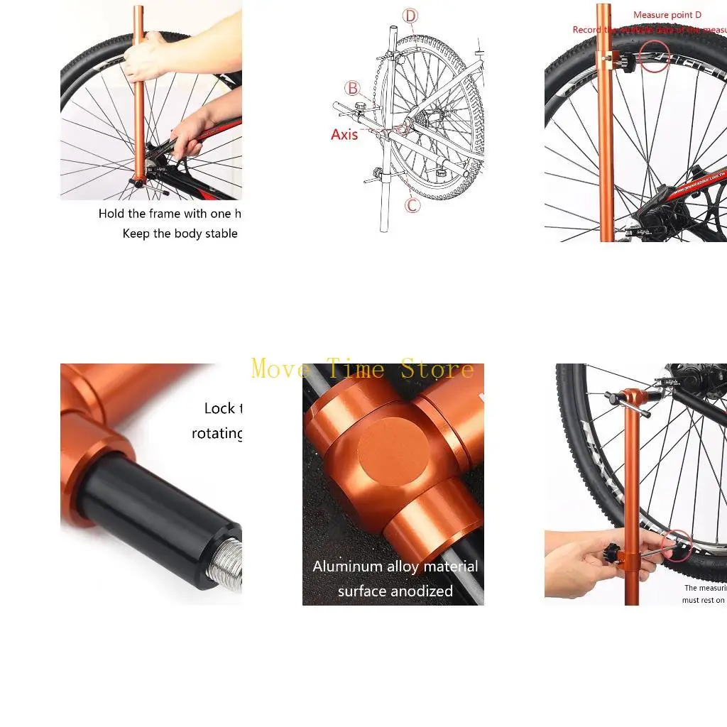 

92ME Derailleur Hook Alignment Gauge Rear Derailleur Hook Hanger Alignment Gauge Corrector Tool BIke Alignment Gauge