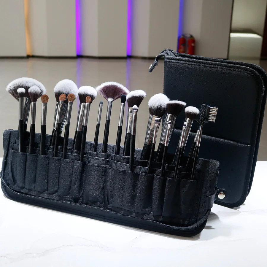 42 pezzi Set completo pennello per trucco truccatore professionale strumenti per pennelli per la bellezza del viso e degli occhi pennello per accessori cosmetici in morbida lana