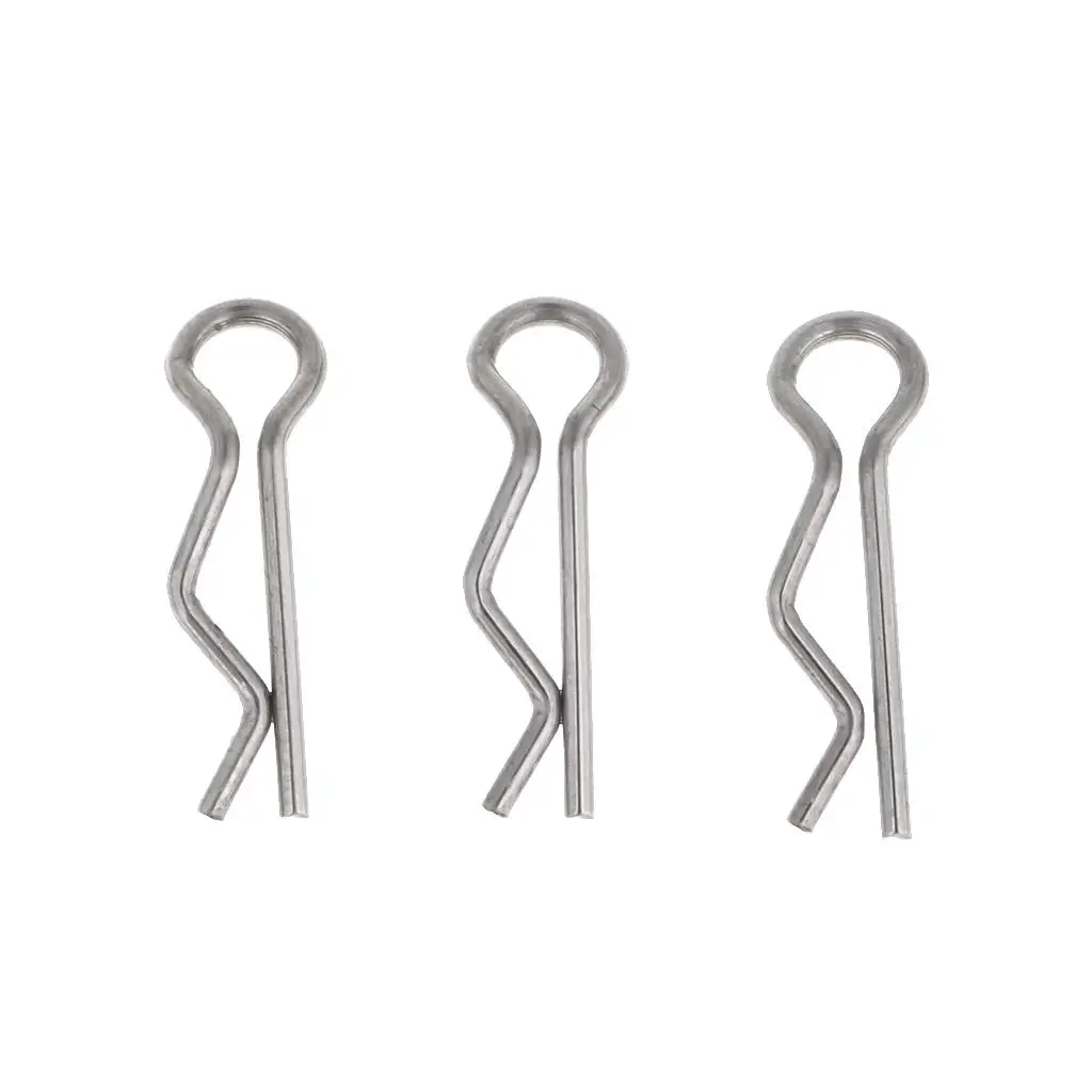Metal Cotter Pin R-shaped Clips RC Car Accessories Kit for Wltoys A949 A959 A969 A979 1/18 Racing Use