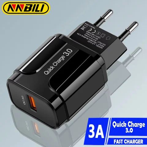 Quick Charge 3.0 5V 3A Usb Charger For iPhone Xiaomi Samsung S20 Tablets Universal qc3.0 Fast Charging Moblie Phone Chargers