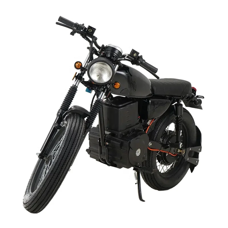 STLF72v2000w オートバイ電動スポーツeバイク17インチ50ah 大人用電動モペット オフロード レトロ電動自転車 二人乗り