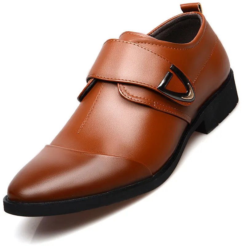 Italian Leather Wedding Business Dress Shoes Oxford Shoes for Men Zapatos De Hombre De Vestir Formal Shoes Men Monk Strap