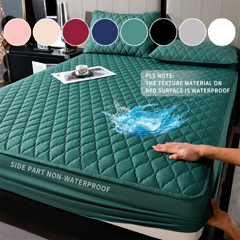 Una Funda de Colchón Suave, Lujosa y de Alta Calidad, Transpirable y Fresca, Resistente a Líquidos y Manchas. Un regalo familiar para el Día de la Madre. Lavable a máquina. Cuenta con un borde elástico ajustado, apto para mascotas.