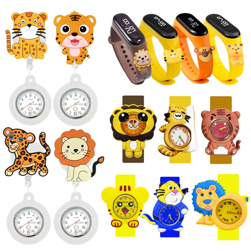

Tiger and Lion Toys Watches for Kids Favorite Birthday Gift Children's Electronic Digital Watches Suitable for Girls Boys