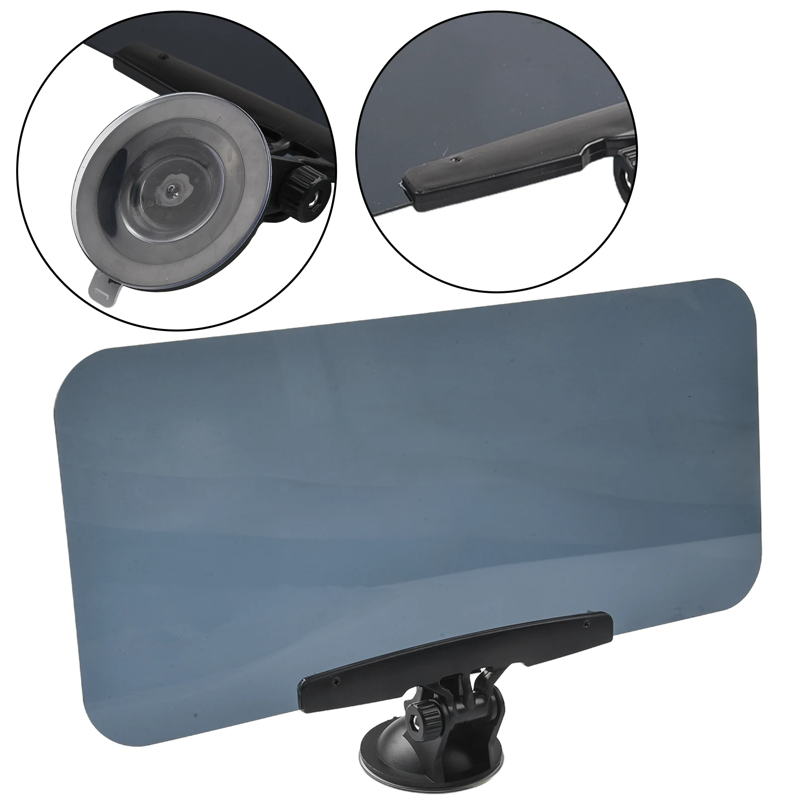For Cars For SUVs Suction Cup Visor Anti-glare Visor Driving Safety Customizable Shade Position Easy Installation Suction