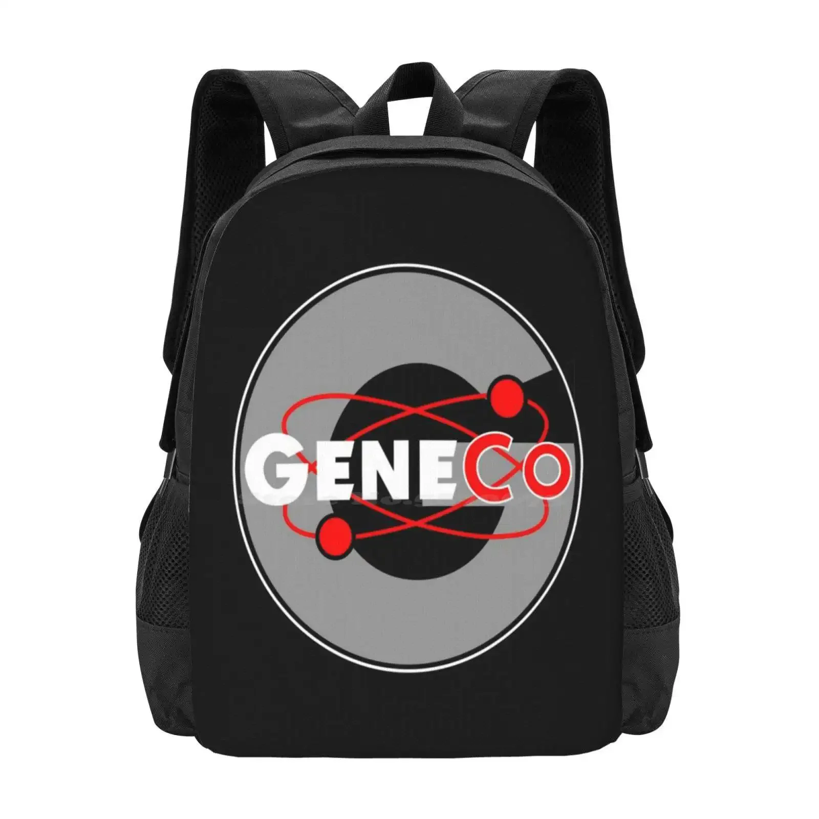 

Geneco Logo Recreation Hot Sale Schoolbag Backpack Fashion Bags Repo Men Repoman Repomen Horror Repo The Genetic Opera Nathan