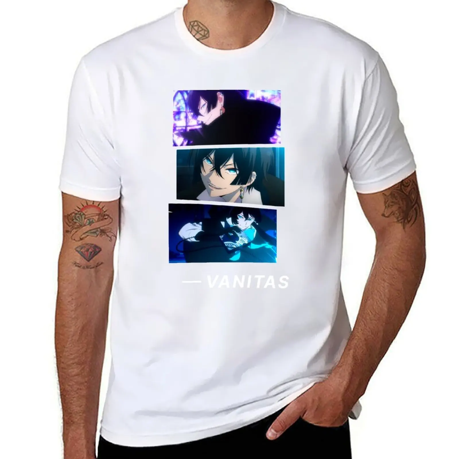 

Vanitas Cuts - The case study of Vanitas Vanitas no Carte T-Shirt cotton tshirt 100% cotton t shirts man 100% T-Shirt