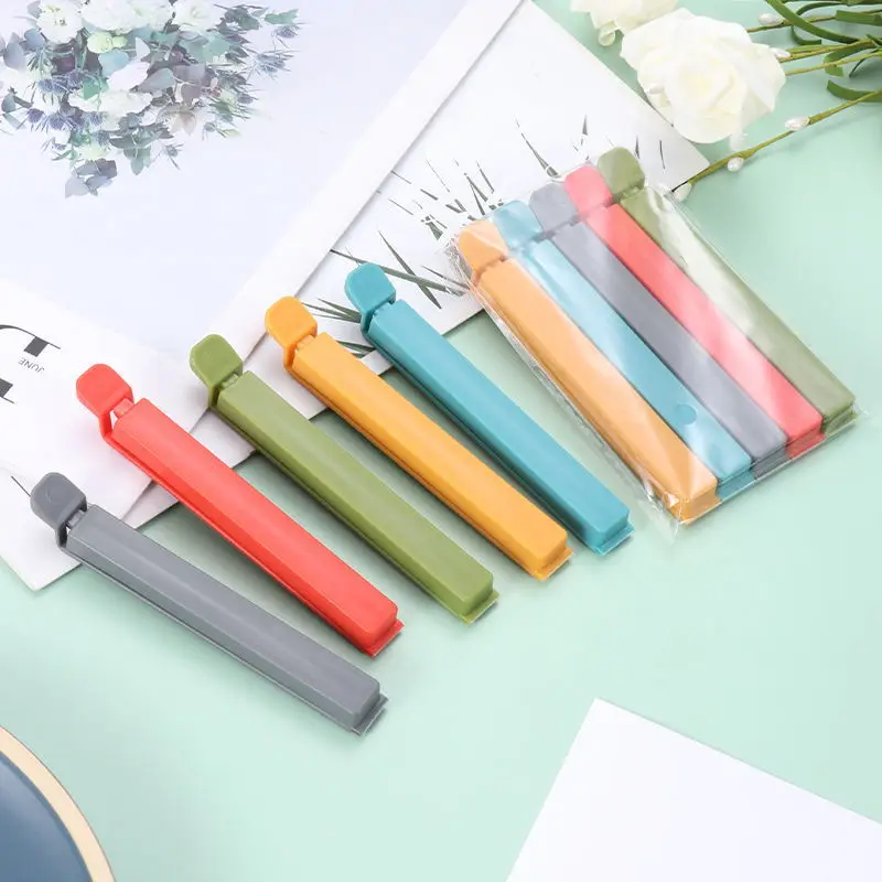 Magnetic Snack & Tea Bag Clip – Moisture-Proof PP Grip with Dual Grooves 1