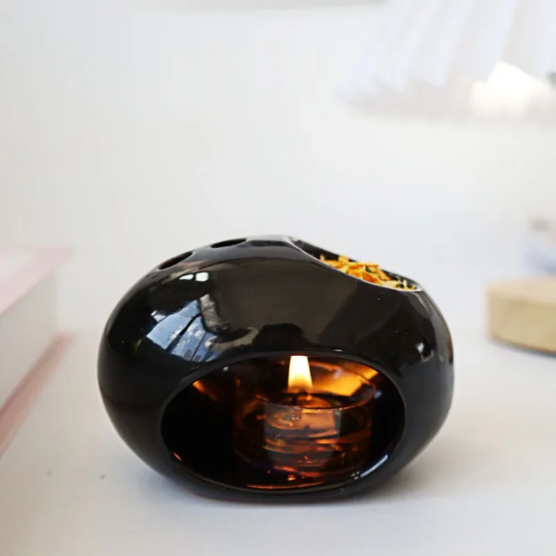 

Керамическая курильница для ладана, Настольный подсвечник для камина с эфирным маслом и эссенцией, подсвечник идеально подходит для медитации, йоги
