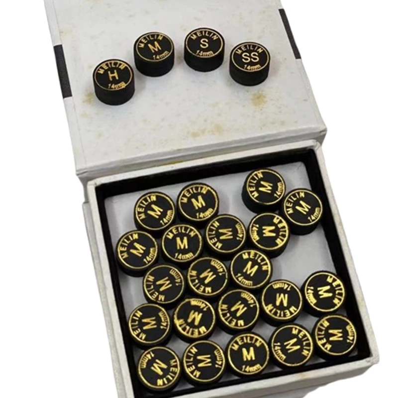 

1 шт./лот, 14 мм, японский наконечник для бильярдного кия, качественный, из свиной кожи, 9 слоев, для снукера, кожаная головка для кия