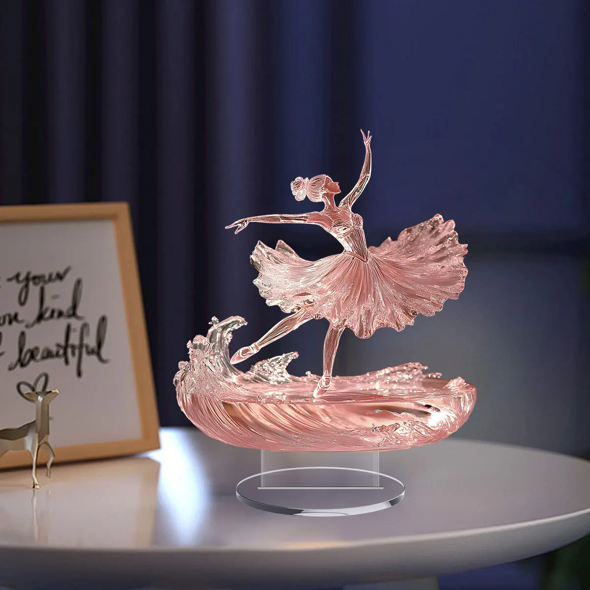 1 accesorio de decoración de mesa para bailarina de ballet, perfecto como estudio de danza y regalo de cumpleaños para niñas bailarinas