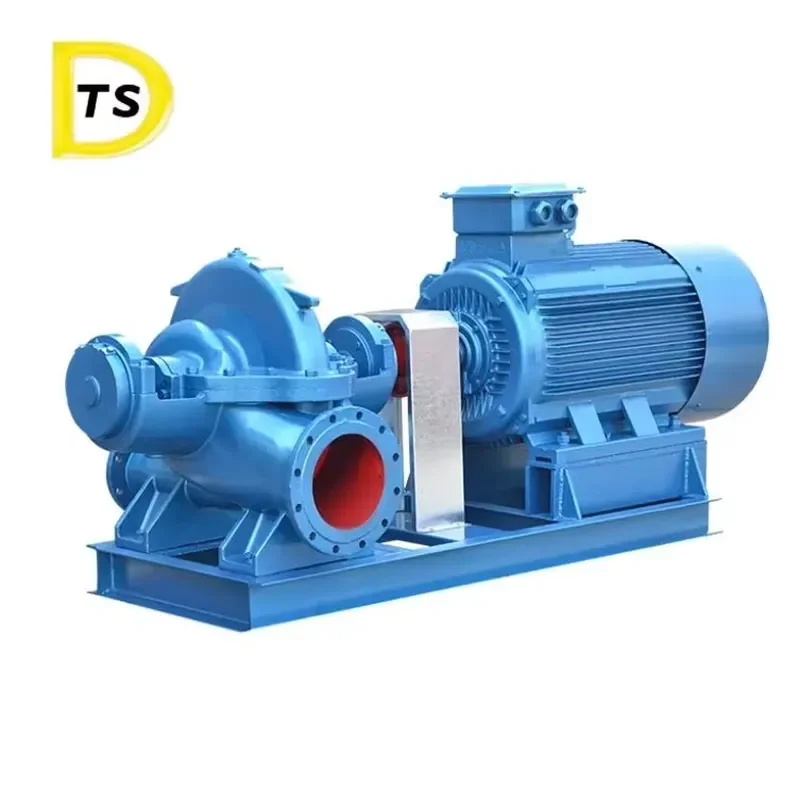 Medium temperature 5.5kw power horizontal centrifugal pump single stage large flow water supply pump