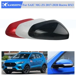 Kamshing Side Rear View mirror Cover For SAIC MG ZS 2017-2020 Roewe RX3 Rearview mirror Lid Housing Hood shell cap