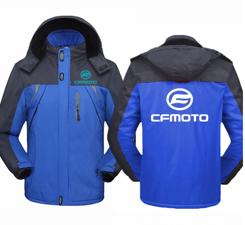 Chaqueta impermeable con logotipo de CFMOTO, cortavientos cálido para exteriores, ropa de Montañismo a prueba de frío, abrigos de alta calidad, invierno, nuevo, 2023